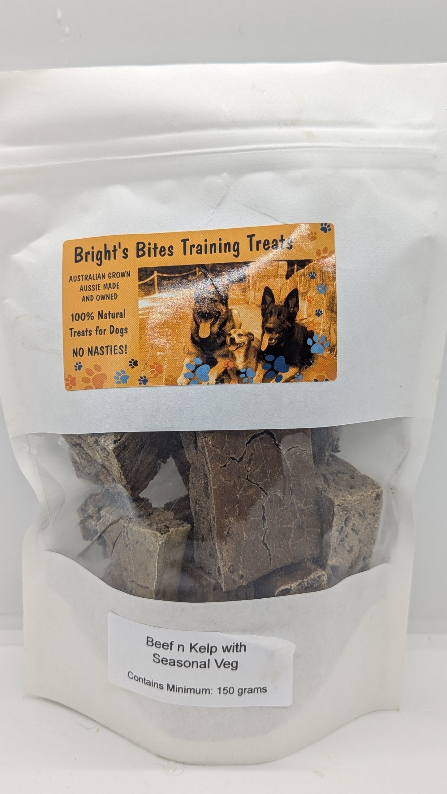 Beef N Kelp and Seasonal Veg Brownies