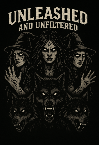 Unleashed & Unfiltered Dark Witches Tee