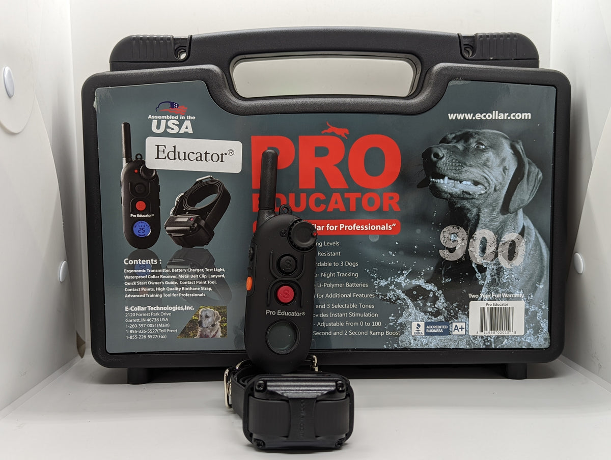 E-Collar Educator EZ-900 Dog Training System - Remote, 1/2 Mile Range, Waterproof