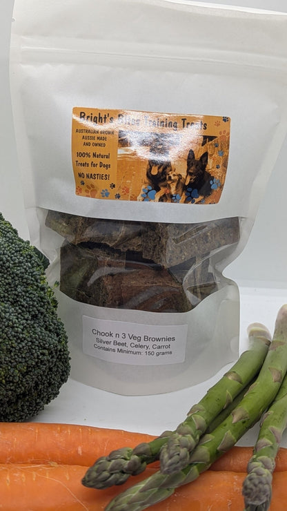 Chook and 3 Veg Brownies
